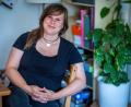 Bild: Jens Büttner/dpa
Chiara Malz ist Polizistin und gleichzeitig Unterstützerin bei der Letzten Generation.