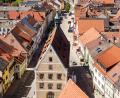 Bild: Klaus Riede/exb
Nach 180 Stufen treppauf im Kirchturm wartet dieser Blick auf Auerbach.