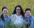 Bild: Schulschwestern von Unserer Lieben Frau/exb
Den Schritt ins Noviziat gehen am Samstag die Postulantinnen (von links) Natalie Rausch, Margareta Huber und Anne Hansen.