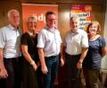 Bild: Erhard Sailer/exb
Sie stellen sich zur Wahl: Im Bild (von links) Landtagslistenkandidat Arnold Kimmerl, Bezirkstaglistenkandidatin Heidi Eckl, Bezirkstagdirektkandidat Martin Prey, Landtagsdirektkandidat Alfred Damm und Bezirkstaglistenkandidatin Anneliese Brock.