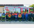 Bild: Gemeinde Kastl bei Kemnath/exb
Leistungsprüfung der Kastler Feuerwehrdienstleistenden.