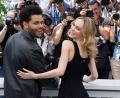 Bild: Joel C Ryan/Invision/AP
Abel Tesfaye alias Rapper The Weeknd und Lily-Rose Depp stellen „The Idol“ auf den 76. internationalen Filmfestspielen in Cannes vor.