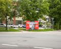 Bild: Gube, Marina
Dieses Wahlplakat der SPD darf noch bis Dienstag rechtmäßig auf der Fläche vor dem Rathaus in Weiden stehen.