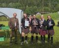 Bild: Christian Faderl/exb
Im Freilichtmuseum des früheren Skirennfahrers Markus Wasmeier schlagen sich Svea Engelmann, Sabrina Janker, Sandra Schmidt und Roxana Schug (von links) hervorragend und sichern sich Rang 2 bei den Highland-Games.