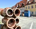 Bild: Petra Hartl
Der Paulanerplatz in Amberg ist noch immer eine Baustelle.