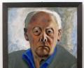 Bild: mfh
Ein Selbstportrait des Künstlers Richard Bauer zählt zu den 28 Bildern der Ausstellung im Schulmuseum.
