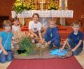 Bild: swo
Die Kinder zeigten den Gläubigen beim Familiengottesdienst auf, wohin der Samen des Sämanns überall fallen kann.