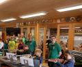 Bild: gz
Mächtiger Andrang herrscht am Schießstand der Hubertusschützen beim Kinderferienprogramm.