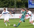Archivbild: Gebert
Der FC Tirschenreuth muss in der Partie beim TSV Konnersreuth auf Manuel Dürbeck (Mitte, hier noch im Trikot des SV Mitterteich) verzichten. Der beste Torschütze der Kreisliga Süd erlitt am vergangenen Wochenende einen Nasenbeinbruch.