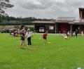 Bild: Daniela Hechtl/exb
Die Sportfreunde Weidenthal verwandelten die Sportanlage zum Ferienprogramm in einen Spielplatz.