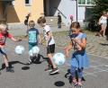 Bild: pi
Die Kinder haben unter anderem Spaß bei Ballspielen.