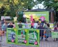Bild: Kunz
Katharina Schulze und Ludwig Harmann sprechen im Max-Reger-Park.