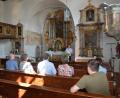 Bild: dob
Bei der ersten angebotenen Führung zum "Tag des offenen Denkmals" kamen lediglich sechs Besucher in der Simultankirche St. Johannes der Täufer, um den geschichtlichen Ausführungen von Volker Wappmann zu lauschen.