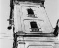 Bild: Stadtarchiv Weiden/Sammlung Bonkoß
Mittwoch, 16. September 1953: Kirchenmitarbeiter ziehen die neuen Glocken empor.