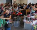 Bild: grm
Dichtes Gedränge herrschte beim Flohmarkt „Alles rund ums Kind“ des Elternbeirates der Kita St. Otto Irchenrieth an den 40 Tischen, ein neuer Rekord, der die Beliebtheit dieser Aktion zeigt.
