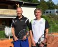 Bild: Birkner/exb
Markus Wild und Bernhard Birkner bestritten das Herren-A-Finale, aus dem Birkner als Sieger hervorging.