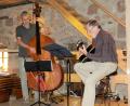 Bild: Eckhard Bodner
Die Jazzmusiker Alfred Hertrich und Wilfried Lichtenberg in Pressath 2014.