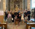Bild: Staatliche Realschule Kemnath/exb
Um den Roten Faden ging es im Schul-Anfangsgottesdienst der Kemnather Realschule.