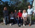 Bild: Melanie Höfer/exb
Gästeehrung in Friedenfels: Im Bild von links Melanie Höfer, Angelika und Rolf Schulz, Horst Meier, Zita und Oskar Schuster.