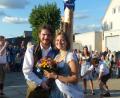 Bild: hme
Ulrike Meißner und Johannes Schlegl sind das neue Oberkirwapaar in Oberwildenau