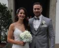 Bild: kro
Freudestrahlend: Julia und Thomas Henker beim Verlassen der Großen Kappl.
