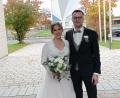 Bild: fpoz
Kerstin und Alexander Stefan haben in der neuen Kirche Sankt Sebastian geheiratet.
