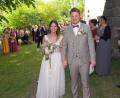 Bild: fvo
Nina und Christian Wittmann nach der Trauung.