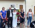 Bild: jsa
Zu den Gratulanten des Brautpaars Jutta und Tom Lindner gehörten auch Vertreterinnen der „Gassigemeinschaft Kulmain/Bayreuth“.