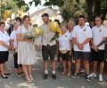 Bild: dl
Manuel Troffer und Sophie Reimer haben in Thanstein geheiratet. Die Hochzeitsgäste bildeten ein Spalier und ließen weiß-goldene Luftballons in den Himmel steigen.