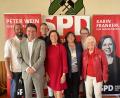 Bild: Eva-Maria Baldrian/exb
Die SPD im Landkreis Schwandorf feiert in Maxhütte-Haidhof ihren Wahlkampfendspurt.