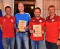 Bild: wku
Bei den Ehrungen des TSV Königstein (von links): Martin Lederer, Reinhard Pirner, Marco Ringer und Christian Koch.