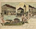 Repro: Tschierschke/exb
Eine alte Postkarte aus Schnaittenbach zeigt auch den Bahnhof.