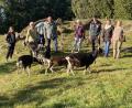 Bild: Josef Glas
Erweiterte Ziegenweide am Geologischen Lehrpfad mit den Umsetzungspartnern. Von links: Nathalie Ingerl, Toni Wolf, Johann-Peter Wiesent, Ludwig Gürtler, Anne Wendl, Lukas Rupprecht, Claudia Rückerl , Irmi Schwarz. Im Vordergrund sind die zutraulichen Ziegen zu sehen.