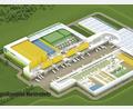 Bild: Witron/exb
Die Grafik zeigt die im neuen Logistikzentrum angeordneten Regalsysteme, in denen ab Mitte kommenden Jahres Waren für gut 900 Märkte kommissioniert werden.