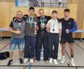 Bild: Wührl
Die Tirschenreuther Kickboxer und ihre Trainer: (von links) Marvin Seitz, Rawad Al Najjar, Fabian Stock, Philipp Schön und Manuel Klinnert.