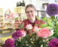 Bild: Gabi Schönberger
Kathrin Köhler an ihrem Arbeitsplatz bei Blumen Steinhilber in Weiden