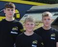Bild: gf
Mattias (von links), Manuel und Martin Scherer räumten bei den deutschen Kart-Slalom-Meisterschaften ab.