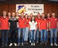 Bild: wku
Funktionen beim TSV Königstein übernehmen (von links) Christian Koch, , Kurt Pirner, Christian Pirner, Maximilian Hiltel, Oliver Strobel, Larissa Luber, Christoph Frieser, Andrea Mackenstein, Bernhard Pirner, Marco Ringer, Gerd Pirner und Martin Lederer.