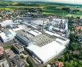 Archivbild: Schott/exb
Das Luftbild zeigt das großflächige Werksgelände der Schott AG in Mitterteich.
