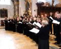Bild: do
A-capella-Klangkultur mit dem Schwerpunkt der Chorarbeit auf geistlicher Literatur liegt dem Amadeus-Chor aus Neuendettelsau besonders am Herzen. In der Klosterkirche Speinshart hieß das Motto unter Leitung von Julian Hauptmann "Lauter Lieben".