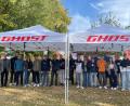 Bild: Realschule im Stiftland/exb
Die Firma Ghost hat an die Realschule im Stiftland zwei Pavillons übergeben.