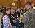 Bild: jr
Spannende Gespräche gab es mit Vertretern der Bundeswehr.