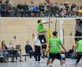 Bild: Andreas Brückmann
Eine deutliche Niederlage für die Amberger Volleyballer (in Grün) setzte es gegen die SG Donau Volleys Regensburg.