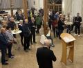 Bild: mez
Gut besucht war der feierliche Empfang für den neuen Pfarrvikar Dr. Linus im Martinssaal. Bürgermeister Günter Kopp (vorne), sowie zahlreiche weitere Redner hießen den neuen Geistlichen herzlich willkommen.