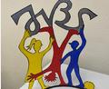 Bild: fpoz
„Wir“ heißt das Kunstwerk, das vor der Jobst-vom Brandt-Schule seinen Platz finden soll. Einen Entwurf präsentierten Horst und Bärbel Kießling im Stadtrat.
