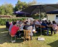 Bild: Auburger/exb
30 Jahre Siedlerfrauen: Dieses Jubiläum wurde im Garten des Siedlerheims gefeiert.