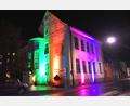 Bild: ubb
Erstmals erstrahlte das MQ in der Museumsnacht in bunten Lichtern.