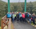 Bild: Kulturtreff Kastl bei Kemnath/exb
Herbstliches Wetter begleitete die Teilnehmer an der Wanderung des Kulturtreffs Kastl von Karlsbad nach Loket.