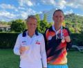 Bild: Henn
Norbert Henn (rechts) stieß bei der Tennis-WM der Senioren bis ins Finale vor und unterlag hier dem Australier Glenn Busby (links).