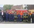Bild: lei
Die erfolgreichen Gruppen der Feuerwehr Achtel mit Kommandant Armin Linhard, Kreisbrandinspektor Hans Sperber, den Kreisbrandmeistern Norbert Sperber und Thomas Wiesent sowie Zweitem Bürgermeister Stefan Steger.